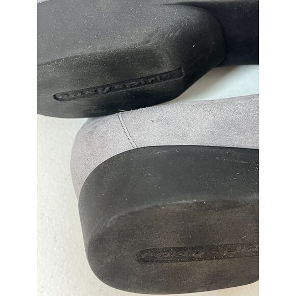 Easy Spirit Gray Suede Loafers Women’s 8 Comfort Work Flats - Picture 11 of 13